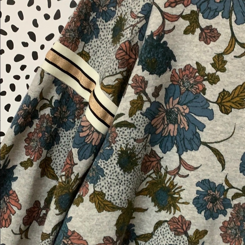 Anthro Dolan Tagawa Floral Sweatshirt - Picture 3 of 5